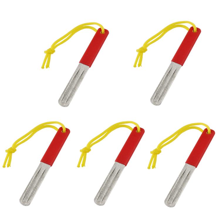 5pcs Double-Sided Fishhook File Fishing Tool