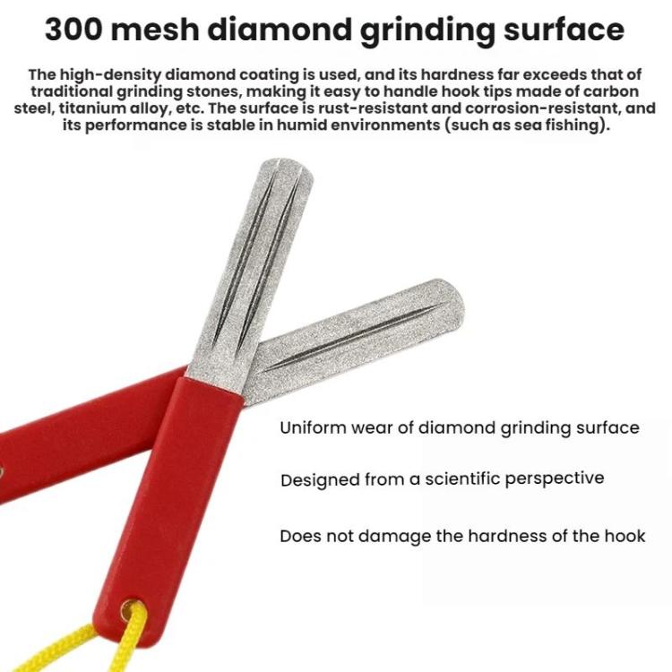 5pcs Double-Sided Fishhook File Fishing Tool