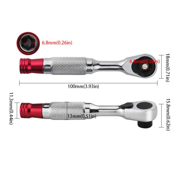 Reversible Magnetic Ratchet Screwdriver
