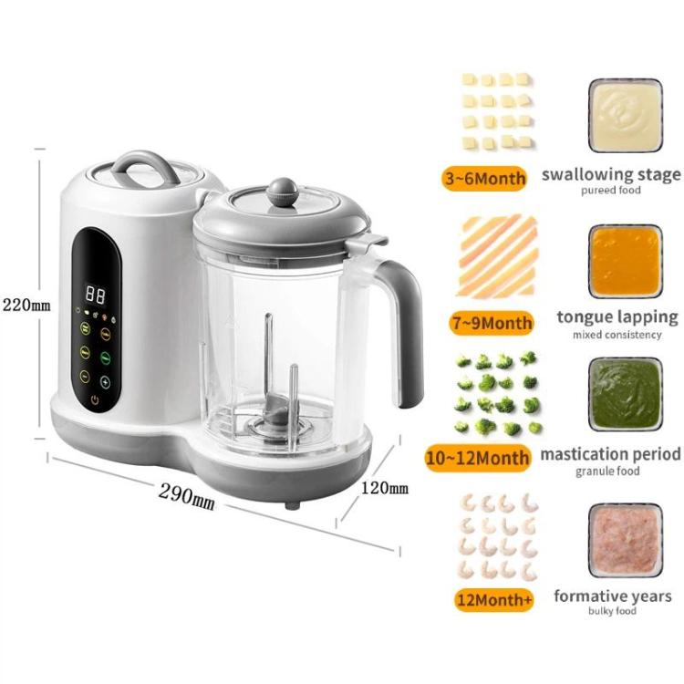 Multifunctional Baby Food Processor Fully Automatic Timer Blender