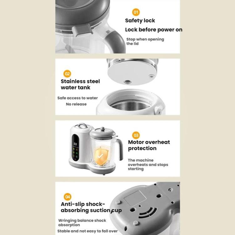 Multifunctional Baby Food Processor Fully Automatic Timer Blender