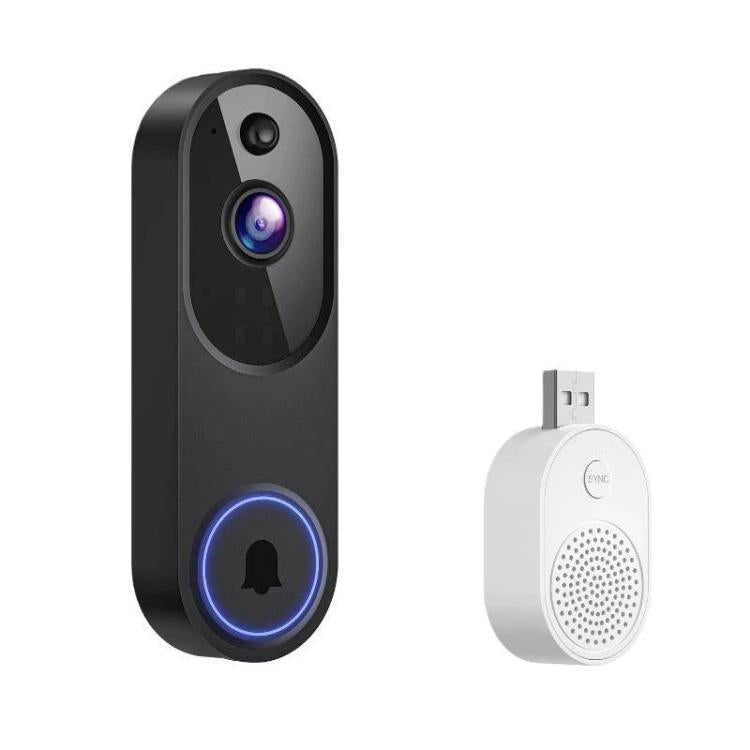 HD Night Vision Smart Video Doorbell Wireless Voice Intercom Surveillance Electronic Peephole