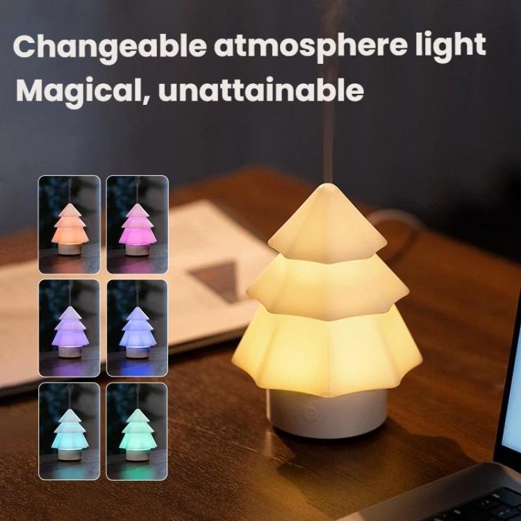 Christmas Tree Mist USB Aromatherapy Machine Colorful Atmosphere Light