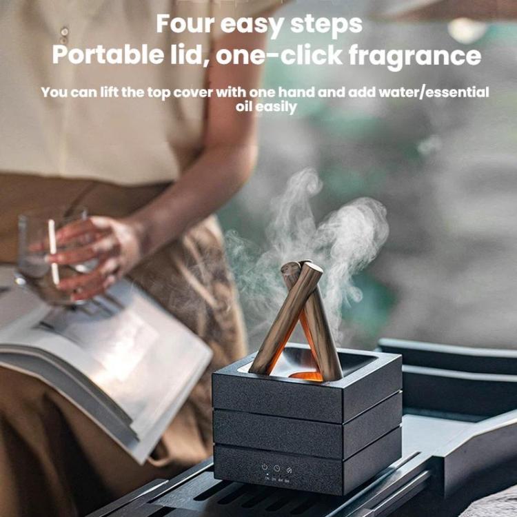 Bonfire Aromatherapy Diffuser USB Desktop Colorful Gradient Air Humidifier