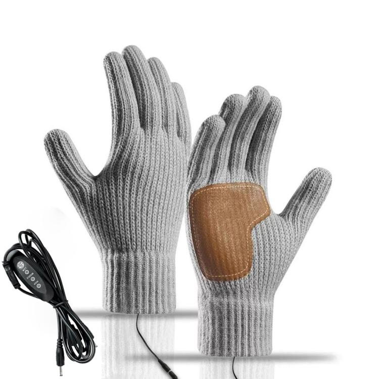 Full-Finger Heated Gloves Touchscreen-Compatible, Non-Slip Thermal Gloves for Men Women