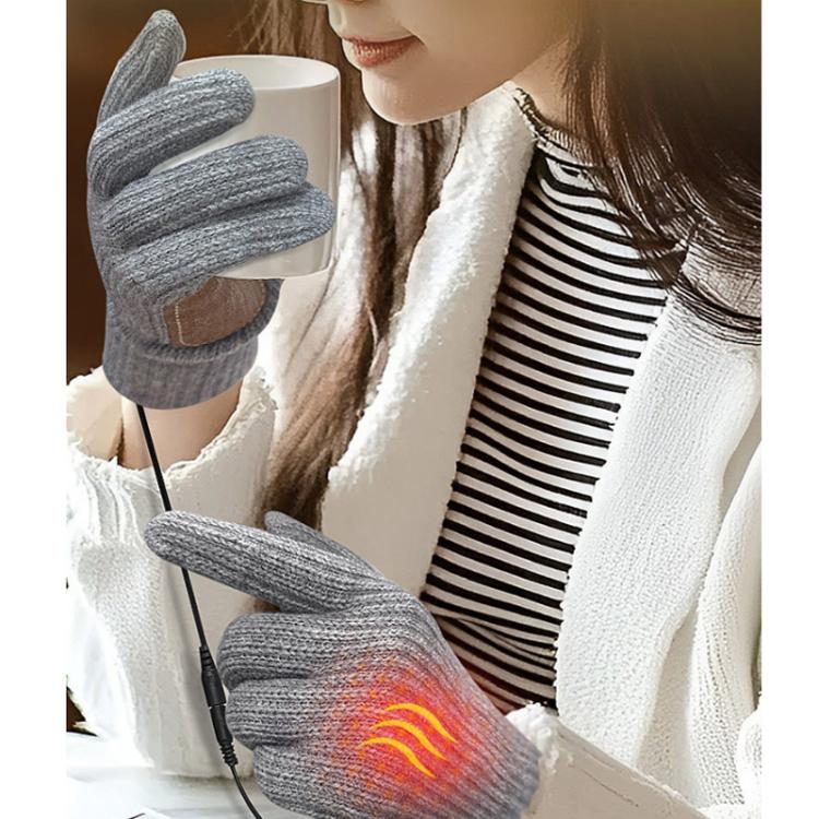 Full-Finger Heated Gloves Touchscreen-Compatible, Non-Slip Thermal Gloves for Men Women