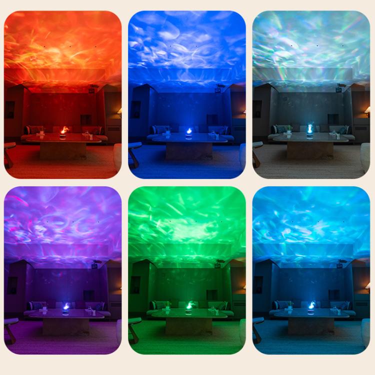 USB Desktop Humidifier With Star Projection Colorful Water Ripple Ambient Light