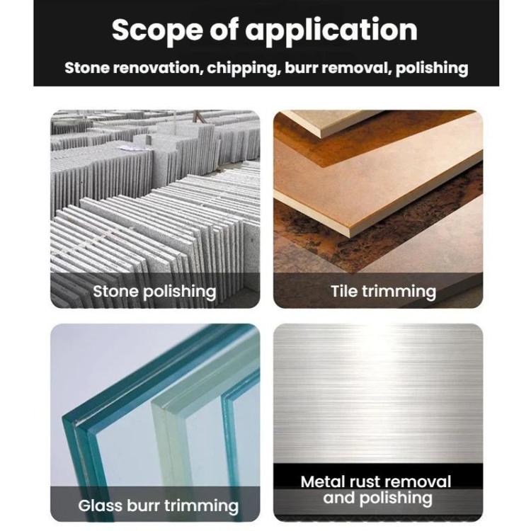 Full Abrasive Diamond Hand Grinding Disc For Glass Polishing And Stone Edge Trimming