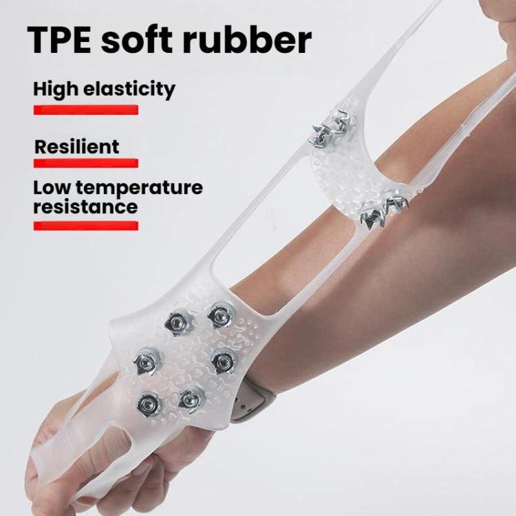 AOTU AT616 1pair Outdoor Anti-Fall 10 Teeth Spikes Ice Claws Mountaineering Ice Snow Slip Resistant Shoe Covers