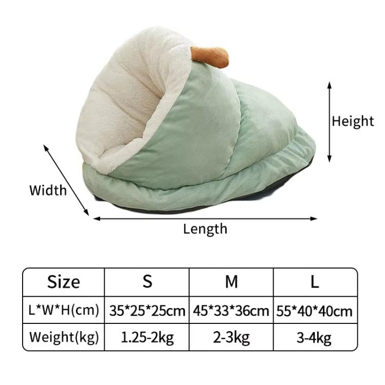 Slipper-Style Cat Ced Winter Warm Semi-Enclosed Thickened Mat