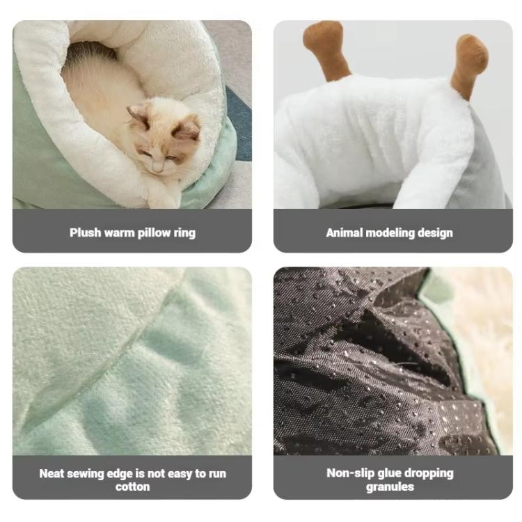 Slipper-Style Cat Ced Winter Warm Semi-Enclosed Thickened Mat