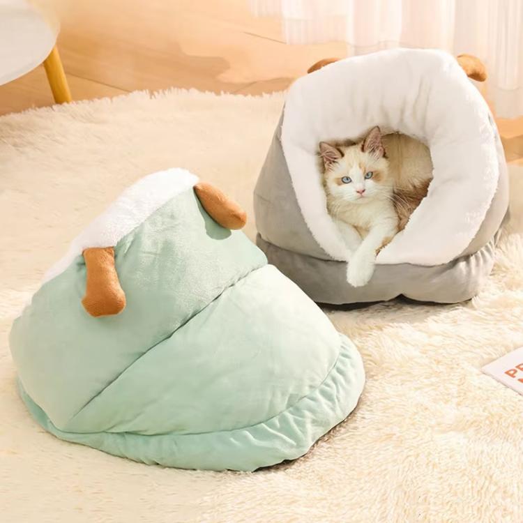 Slipper-Style Cat Ced Winter Warm Semi-Enclosed Thickened Mat