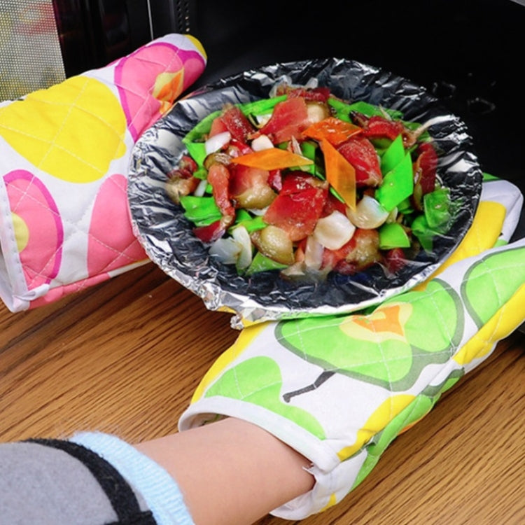 10 PCS Microwave Oven Anti-scald Gloves Household Oven Baking High Temperature Resistant Insulated Gloves