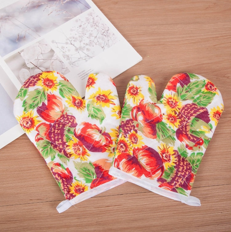 10 PCS Microwave Oven Anti-scald Gloves Household Oven Baking High Temperature Resistant Insulated Gloves