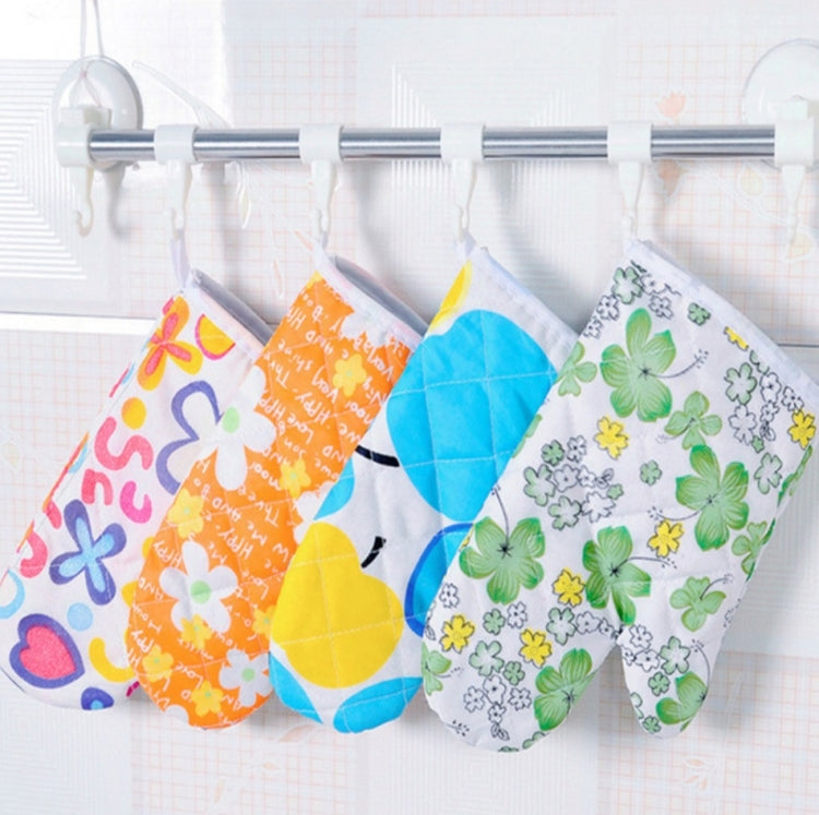 10 PCS Microwave Oven Anti-scald Gloves Household Oven Baking High Temperature Resistant Insulated Gloves