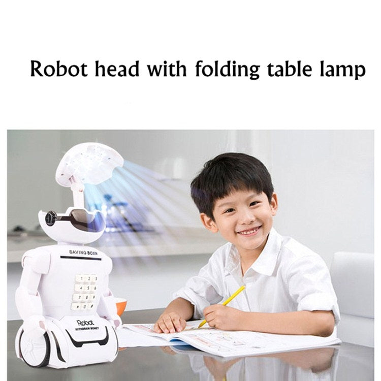 Creative Music Password Multifunctional ATM Desk Lamp Robot Piggy Bank
