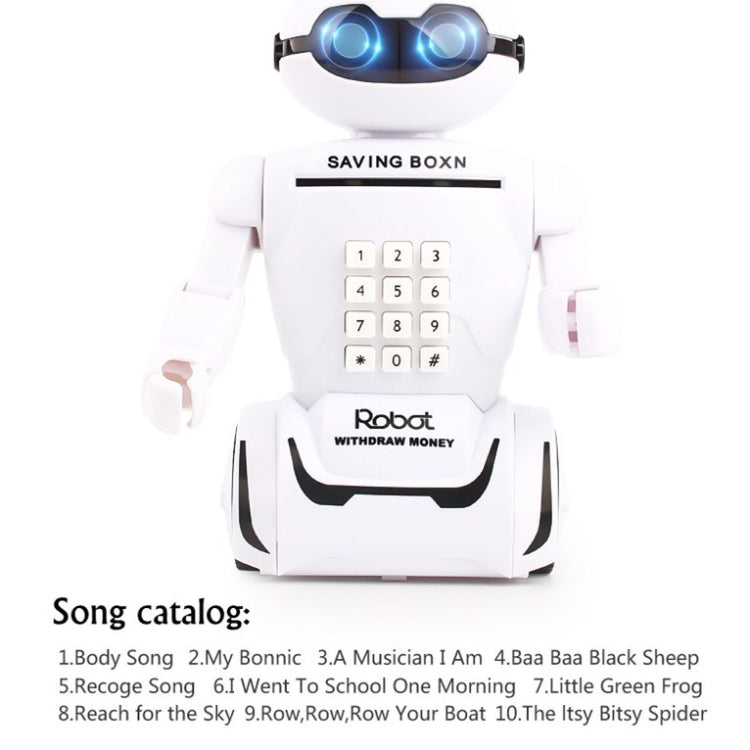 Creative Music Password Multifunctional ATM Desk Lamp Robot Piggy Bank