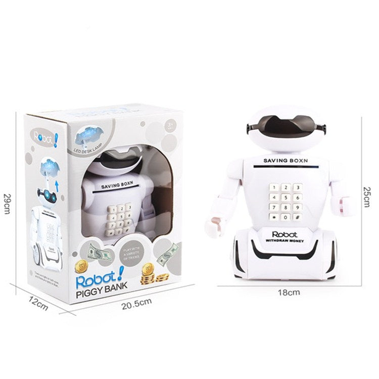 Creative Music Password Multifunctional ATM Desk Lamp Robot Piggy Bank