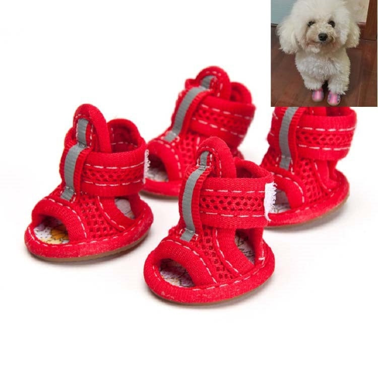 Tendon Bottom Mesh Pet Anti-skid Sandals