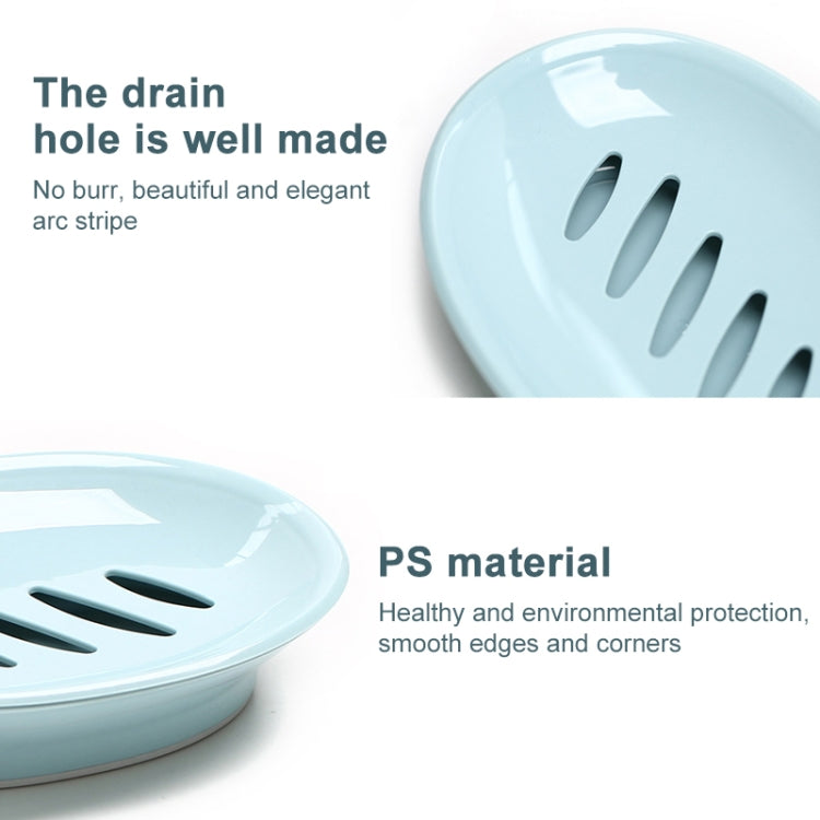 Double Lattice Home Bathroom Soap Dish Box Case Holder Container