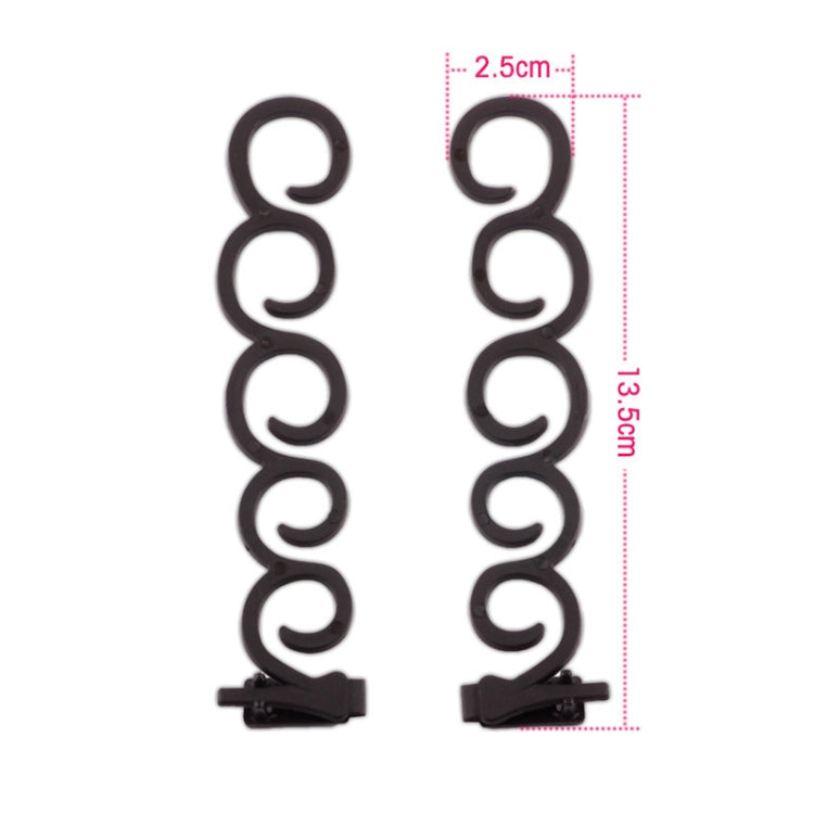 Elegance Hair Braider Flower Magic Hair Clip Queue Twist Plait Hairstyle Styling Accessories,Size:13.5x2.5cm