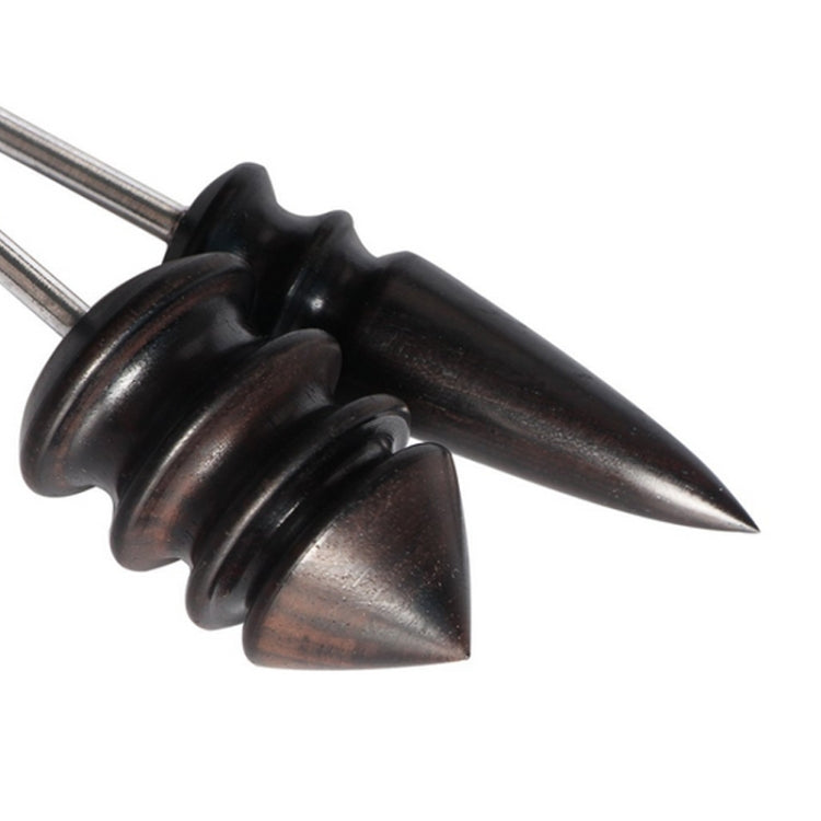 Leather Tool Edge Electric Polishing Slicker Flat Pointed Head Sandalwood Leathers Craft DIY Tools Tip Burnisher