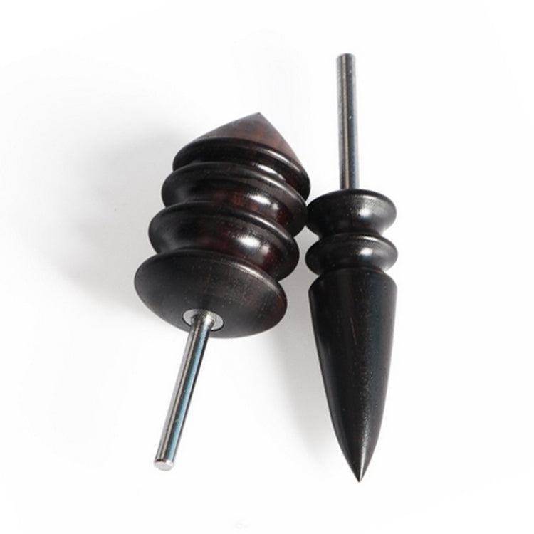 Leather Tool Edge Electric Polishing Slicker Flat Pointed Head Sandalwood Leathers Craft DIY Tools Tip Burnisher