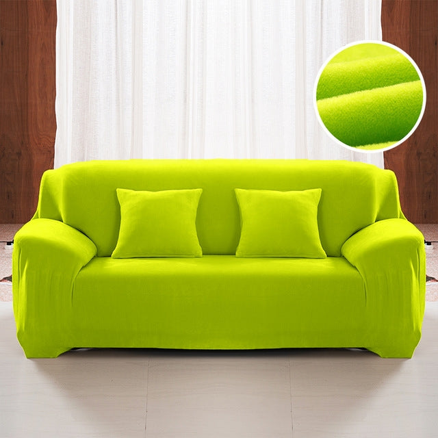 Plush Fabric Sofa Cover Thick Slipcover Couch Elastic Sofa Covers Not Include Pillow Case