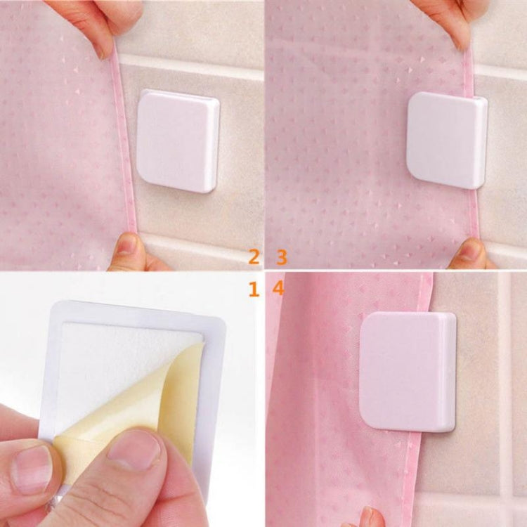 2 PCS Plastic Viscose Curtain Clip Shower Curtain Clip