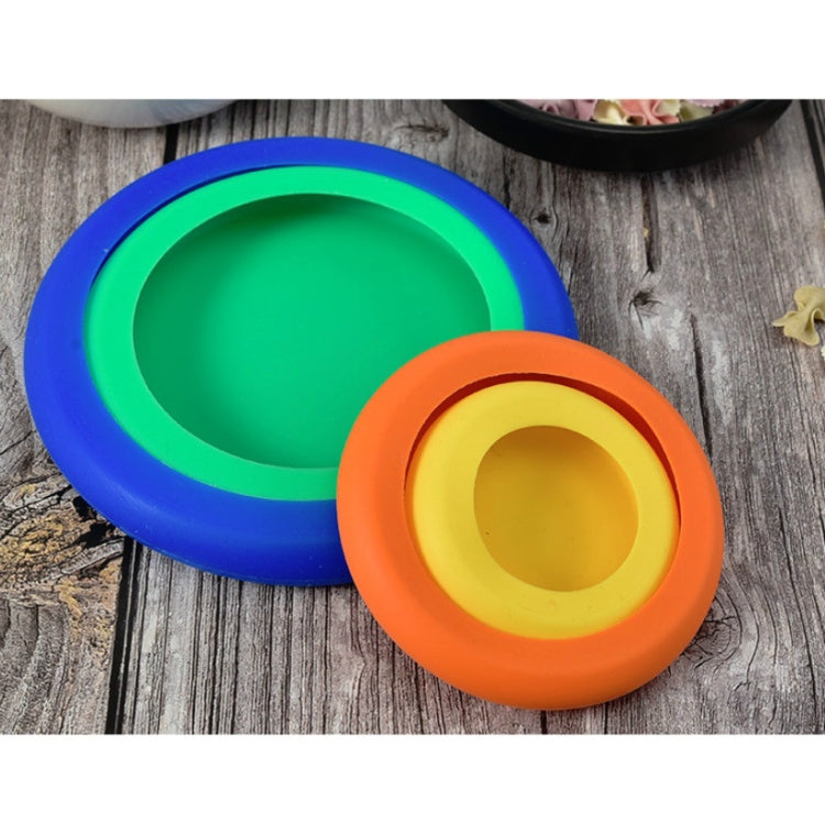 3 Sets 4 in 1 Silicone Fresh-Keeping Cover Set Multifunctional Fruit And Vegetable Sealable Stretchable Silicone Bowl Cover Random Color Delivery