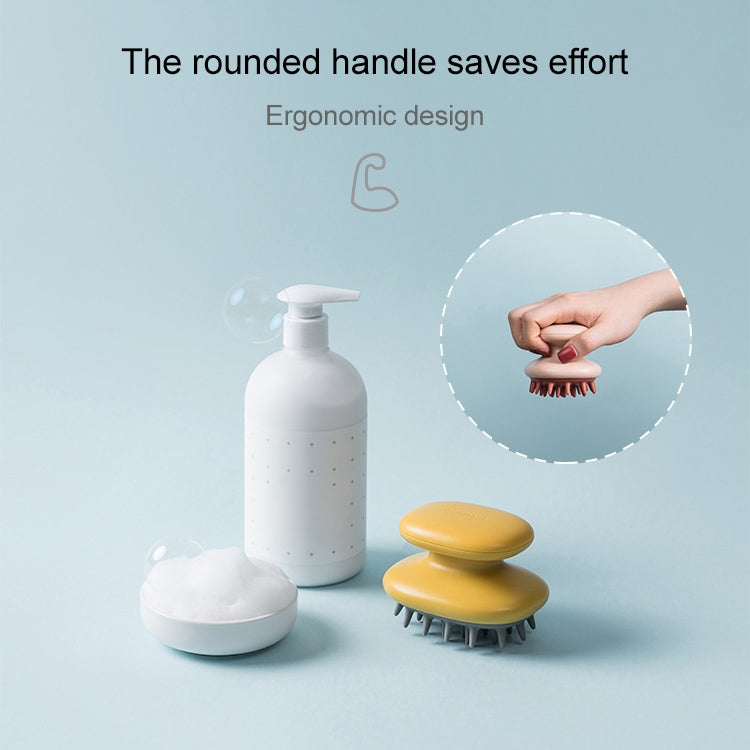 Household Shampoo Comb Silicone Massage Comb Portable Head Grab Dandruff Hair Brush