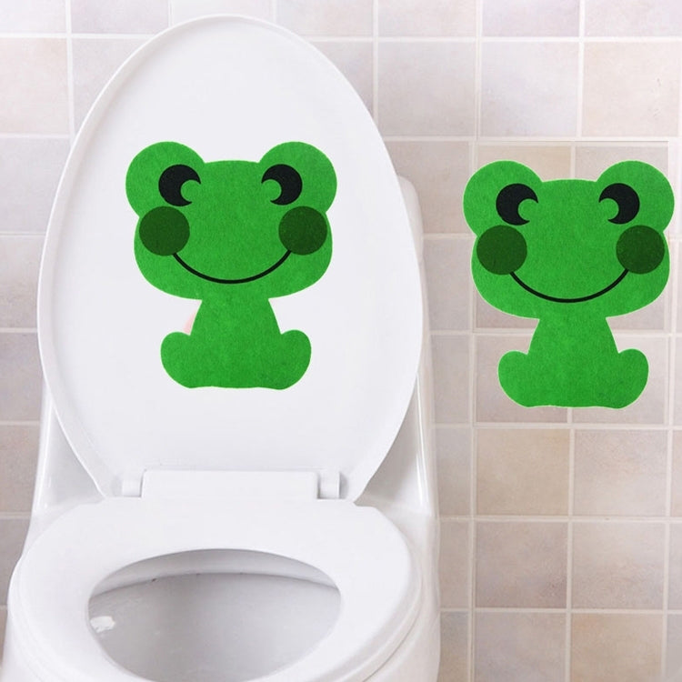 Cartoon Animal Bathroom Thickened Felt Toilet Deodorant Stickers