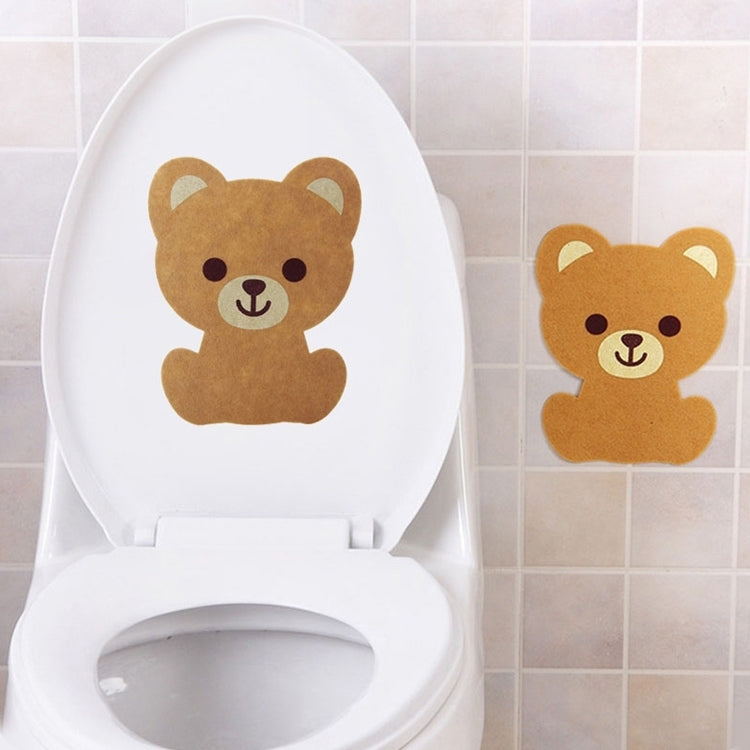 Cartoon Animal Bathroom Thickened Felt Toilet Deodorant Stickers