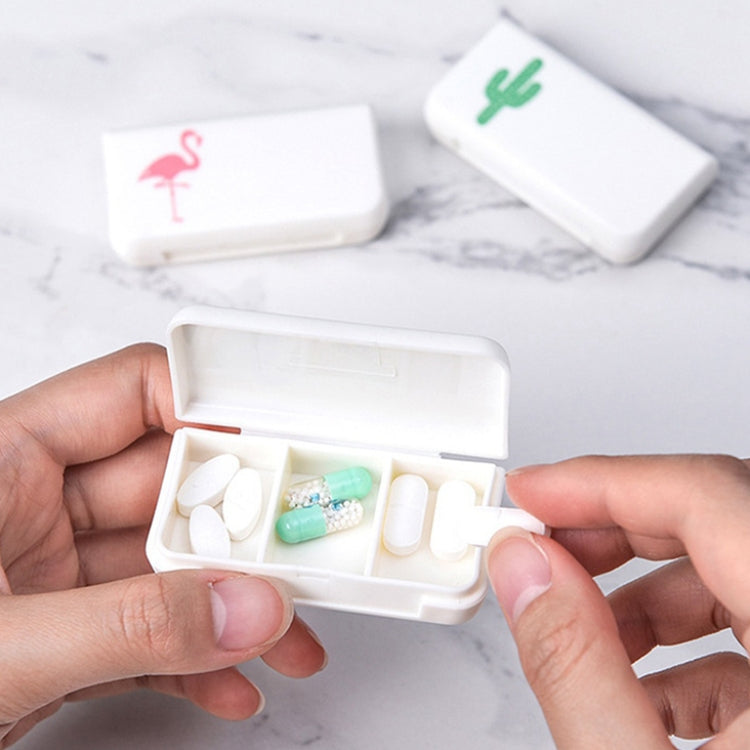 2 PCS Portable Mini Pill Case Medicine Boxes 3 Grids Travel Home Medical Drugs Container Holder Cases Storage Box