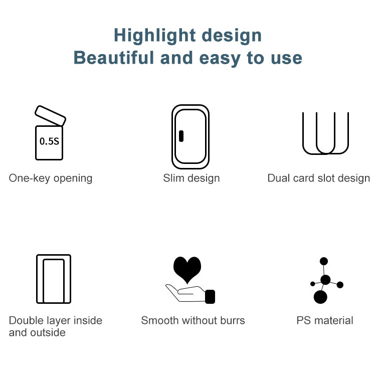 Bathroom Toilet Toilet Brush Integrated Pressing Open Lid Square Trash Can Set with Brush