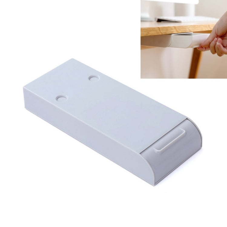 Home Bottom Drawer Storage Box Student Stationery Box Desk Hidden Paste Debris Storage Box