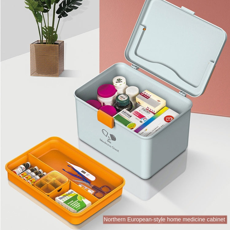 Jinlongxing 9659 Mini Household Plastic Portable Medicine Storage Box