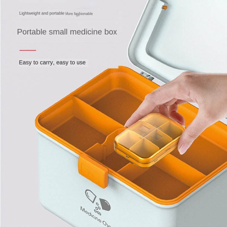 Jinlongxing 9659 Mini Household Plastic Portable Medicine Storage Box