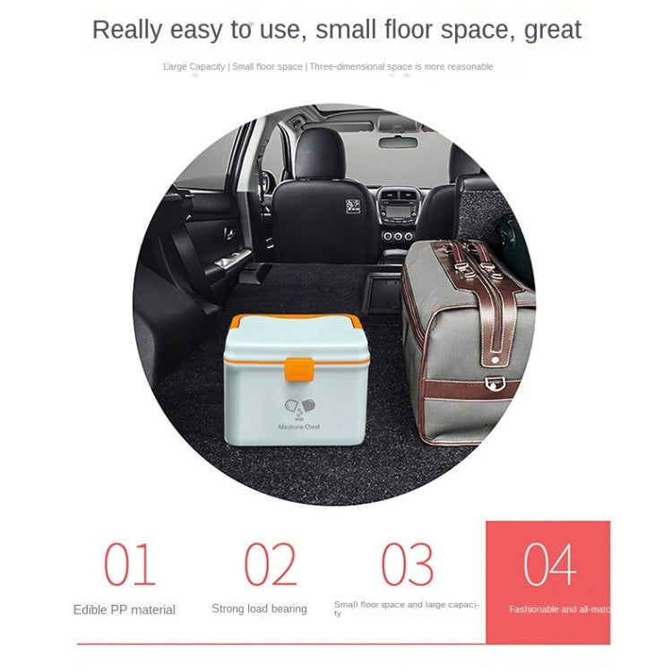 Jinlongxing 9659 Mini Household Plastic Portable Medicine Storage Box