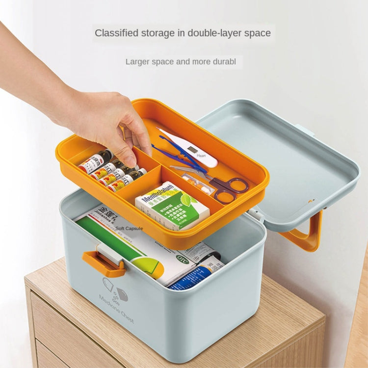 Jinlongxing 9659 Mini Household Plastic Portable Medicine Storage Box