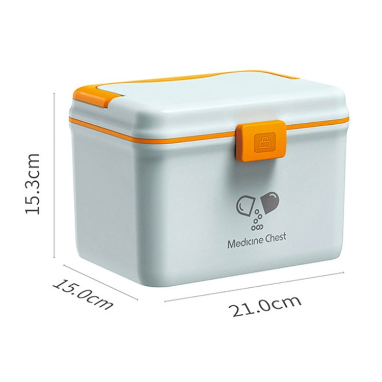 Jinlongxing 9659 Mini Household Plastic Portable Medicine Storage Box