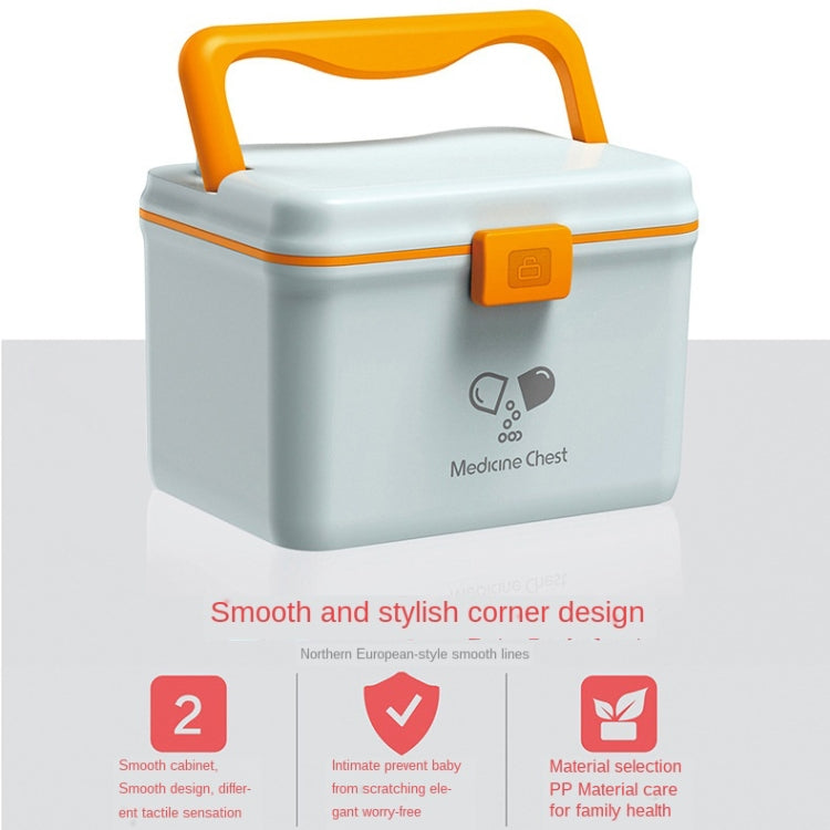 Jinlongxing 9659 Mini Household Plastic Portable Medicine Storage Box