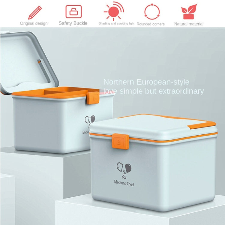 Jinlongxing 9659 Mini Household Plastic Portable Medicine Storage Box