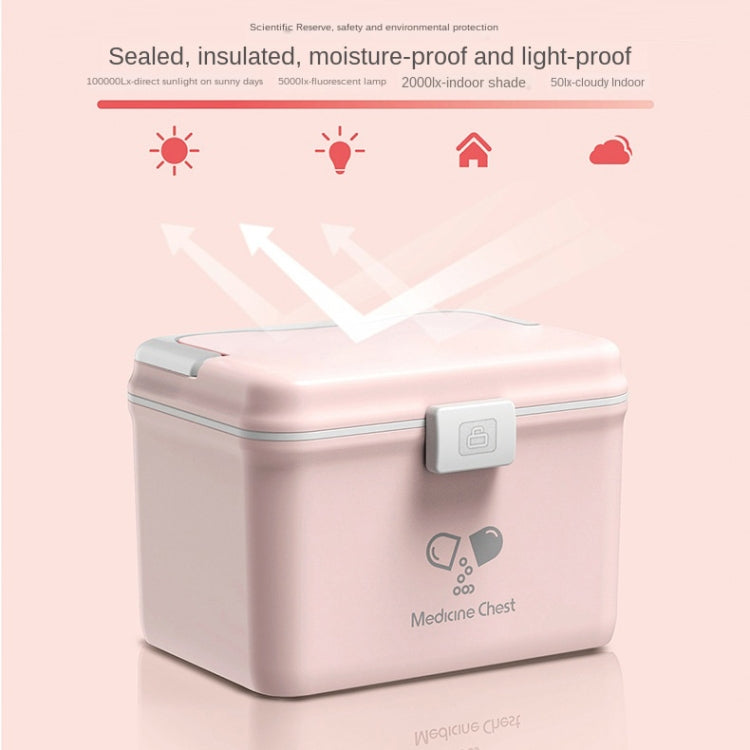 Jinlongxing 9659 Mini Household Plastic Portable Medicine Storage Box