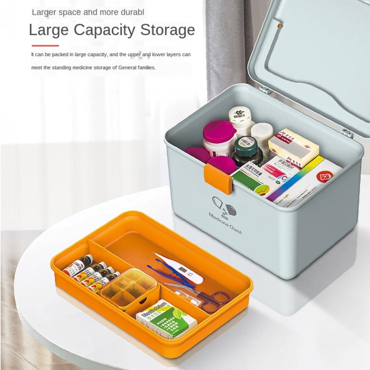 Jinlongxing 9659 Mini Household Plastic Portable Medicine Storage Box