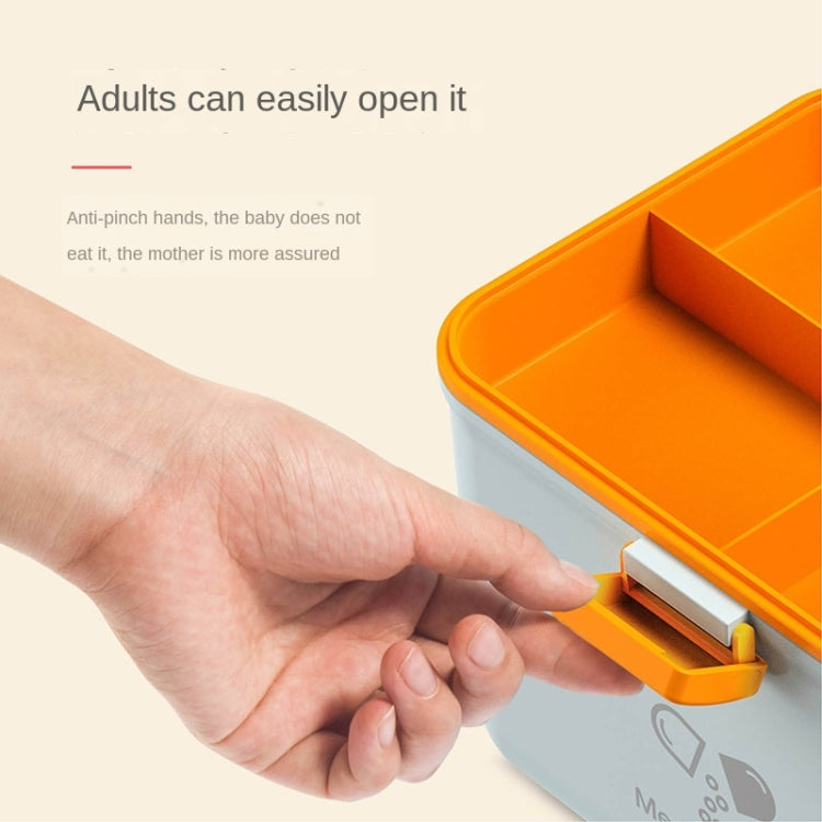 Jinlongxing 9659 Mini Household Plastic Portable Medicine Storage Box
