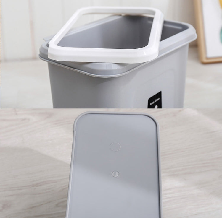 Kitchen Square Sorted Wall+mounted Hanging Plastic Sanitary Trash Can