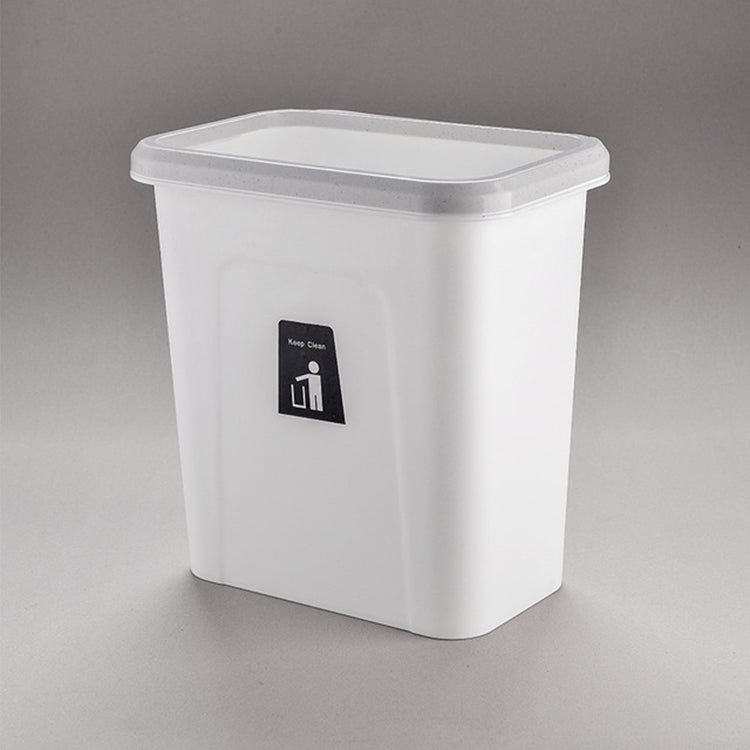 Kitchen Square Sorted Wall+mounted Hanging Plastic Sanitary Trash Can
