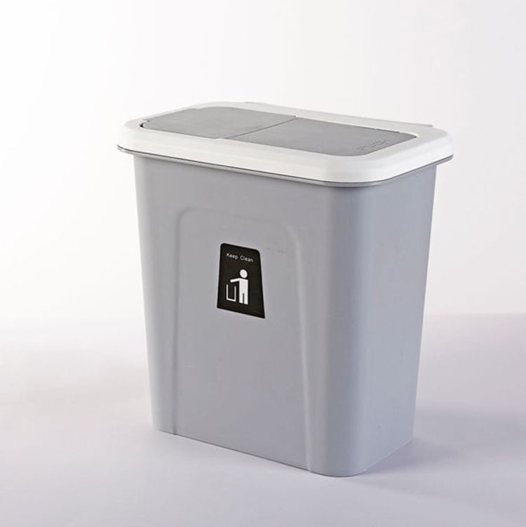Kitchen Square Sorted Wall+mounted Hanging Plastic Sanitary Trash Can
