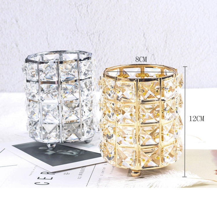 Crystal Pencil Holder Storage Tube for Cosmetic Brush